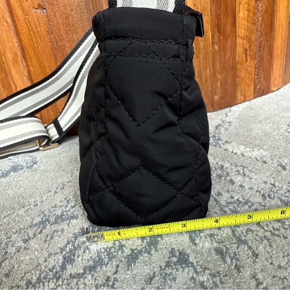 MARC JACOBS Quilted Shoulder Crossbody Bag Black Purse - Picture 4 of 15